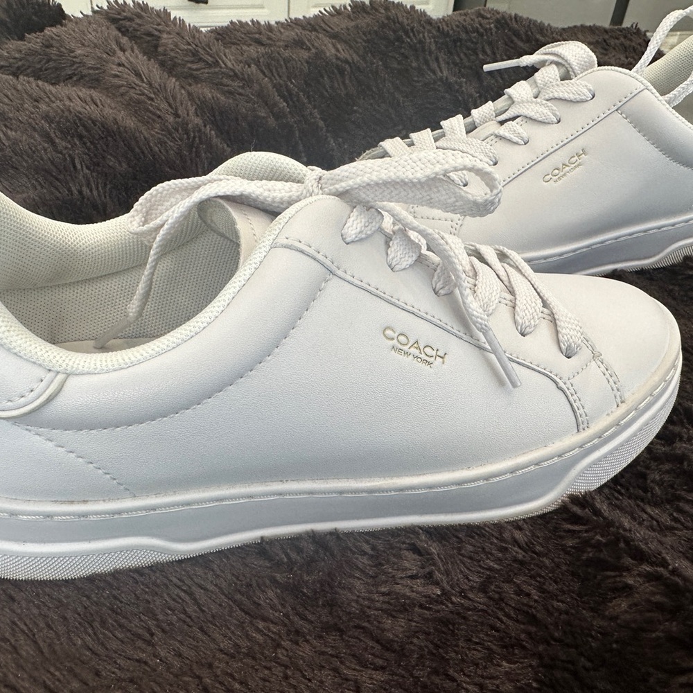 Coach White Mesh Sneakers - Picture 8 of 12